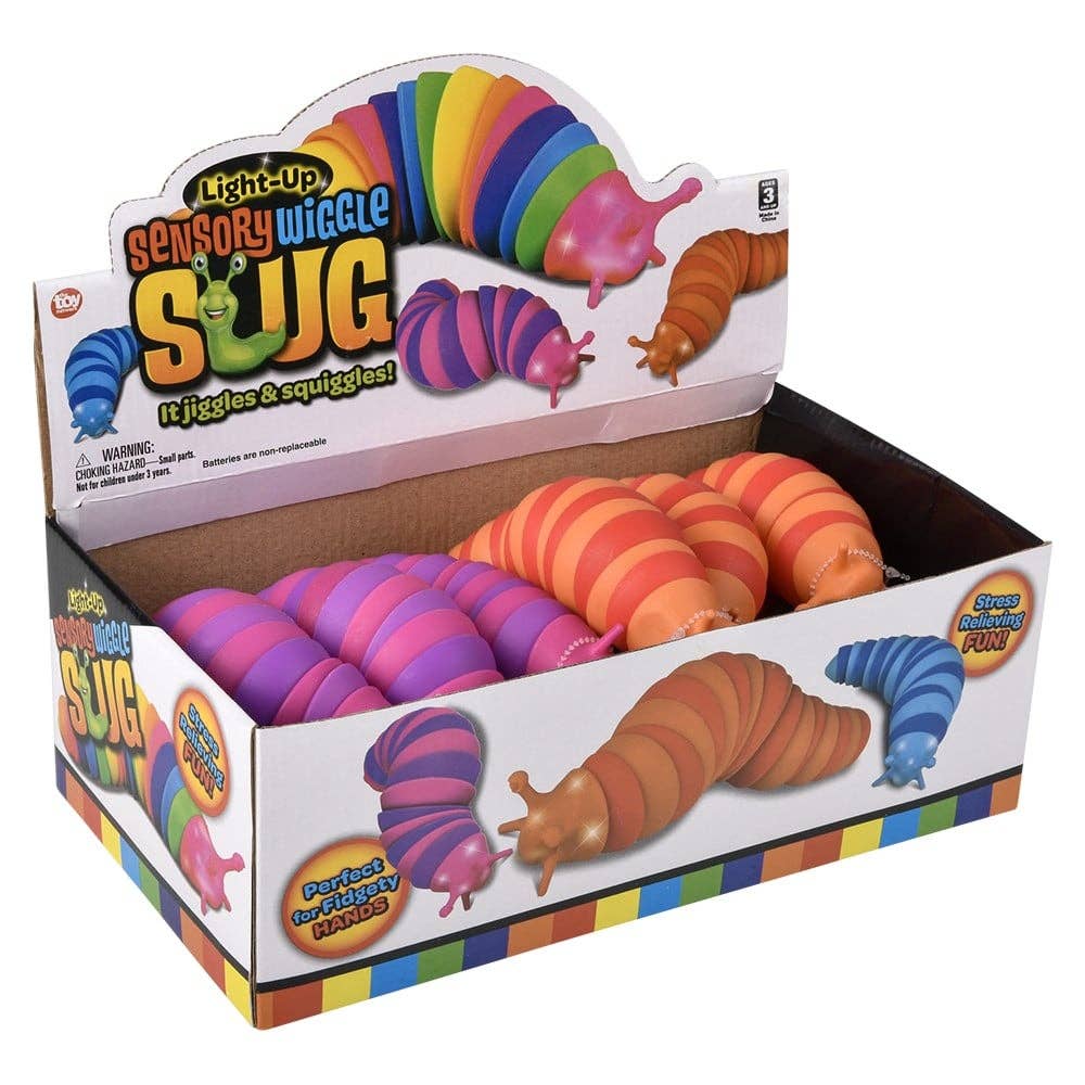 7" Light-Up Wiggle Sensory Slug