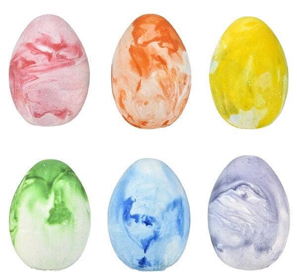 2.5" MARBLEIZED EGG SIDEWALK CHALK