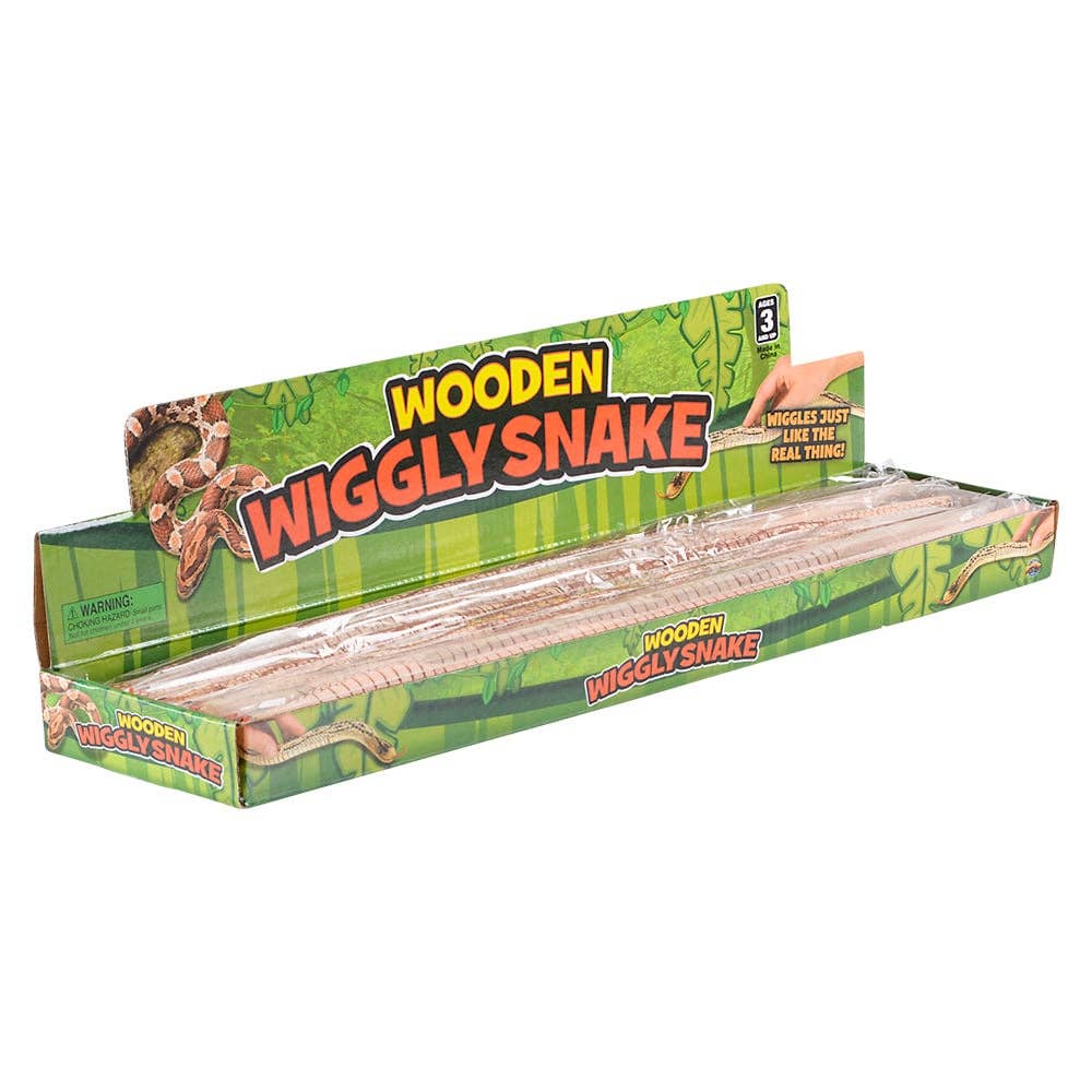 20" WOODEN WIGGLY SNAKE