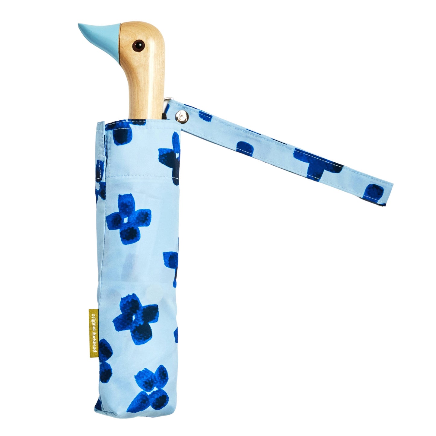 Floral Rain Compact Eco-Friendly Duck Head Umbrella