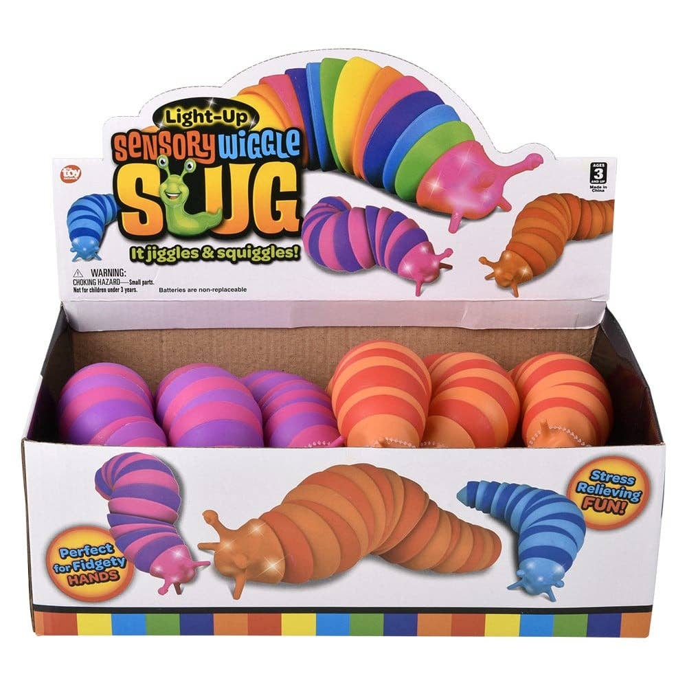7" Light-Up Wiggle Sensory Slug