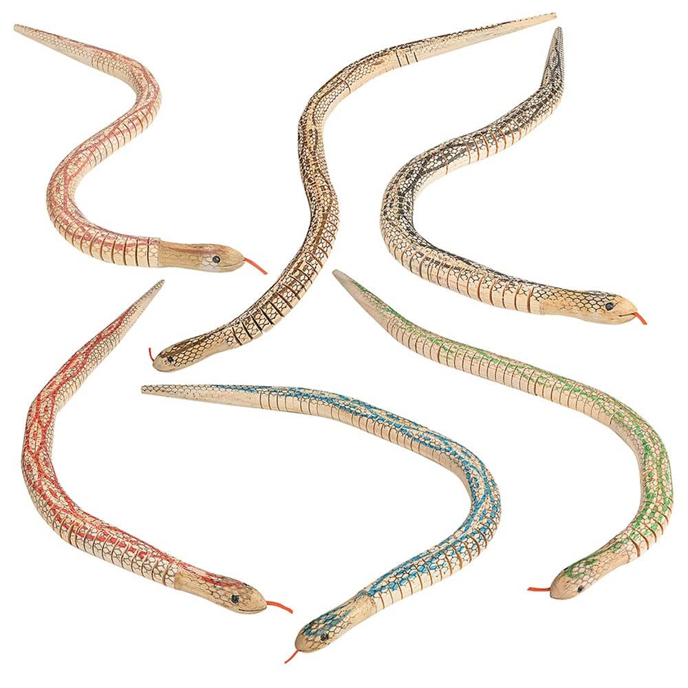 20" WOODEN WIGGLY SNAKE