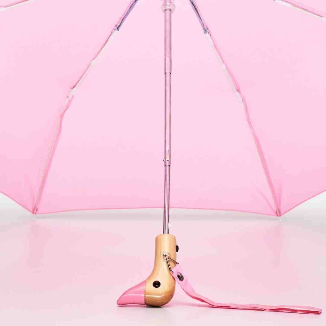 Powder Pink Compact Eco-Friendly Duckhead Umbrella