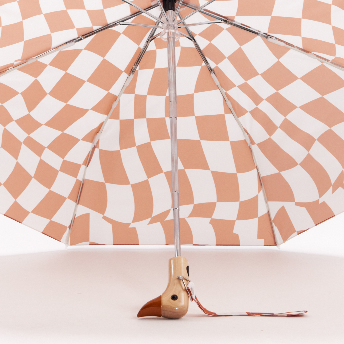 Peanut Butter Checkers Eco-Friendly Duckhead Umbrella